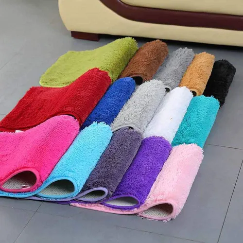 Miniatura 4 de Juego de 3 tapetes de baño para baño, suaves, antideslizantes, suaves, en forma de U, tapete para inodoro, tapete de baño y tapa de inodoro