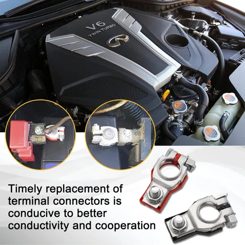 Miniatura 4 de Terminal de batería positivo y negativo para Nissan Infiniti Toyota Lexus 90982-05035 y 90982-06022 24340-7F000 y 24340-7F001