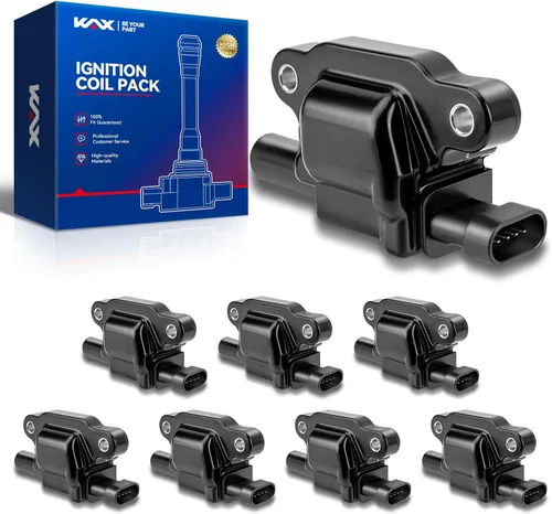 Miniatura 23 de Bobina de encendido KAX UF303 Paquete de 6 unidades Compatible con Trailblazer, Envoy XL, H3, Trailblazer EXT, Rainier, i-370, i-350, i-290, i-280