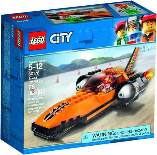 Miniatura 6 de LEGO City Speed Record Car 60178 Kit de construcción (78 piezas)