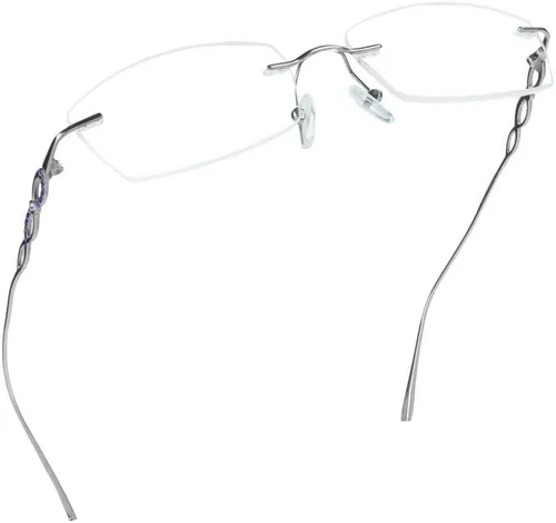 Miniatura 12 de LifeArt Gafas de lectura con marco de titanio puro, con bloqueo de luz azul, reducen la fatiga ocular, elegantes para hombres y mujeres