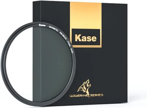 Kase Wolverine 2.835 in MCUV Filtro magnético a prueba de golpes de vidrio óptico templado filtro de protección UV para lente de cámara de 2.835 in
