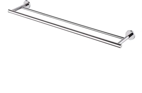 Miniatura 11 de KES Toallero doble de 23.6 pulgadas, soporte para toallas de baño, cocina, barra de toalla doble, resistente al óxido, montaje en pared, acero