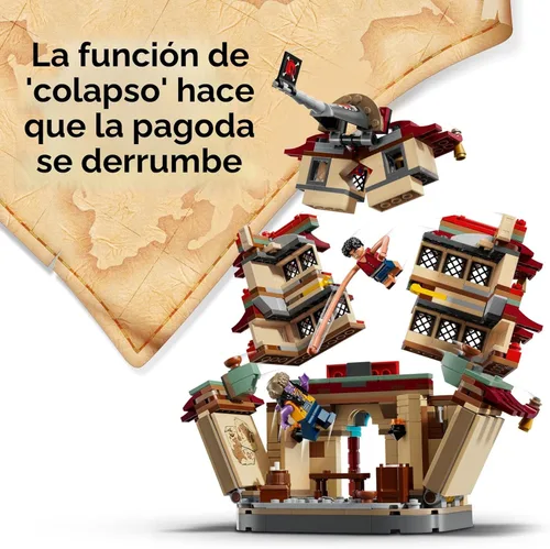 Miniatura 3 de LEGO UN PEZZO Batalla en el Parque Arlong Bloques de Construcción - Juego de Construcción de Simulación para Niños y Niñas, Edades 9+ - 5 Figuras