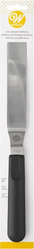 espátula para glaseado en ángulo Wilton 409 7716, 13 pulgadas, Negro