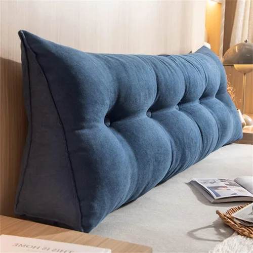 Miniatura 9 de Almohada triangular de lectura para reposo en cama, cojín grande para cabecero, respaldo, almohada de cuña para cuello y soporte lumbar para Café