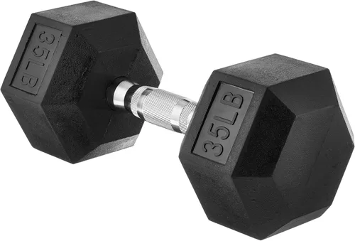Amazon Basics Rubber Hex Dumbbell Hand Weight