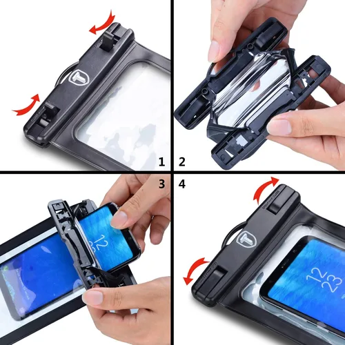 Miniatura 7 de Funda flotante impermeable para teléfono con cordón y brazalete para bolsa seca para Motorola Moto G Power G Stylus G Play E E6 One 5G G7 Power G7
