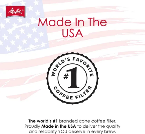 Miniatura 10 de Melitta Filtros de café en cono #4, bambú, 80 unidades (paquete de 6), 480 filtros en total, se adapta a todas las cafeteras de cono de 8 a 12 tazas