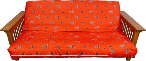 Miniatura 14 de College Covers Everything Comfy Auburn Tigers - Funda para futón, tamaño matrimonial (54 x 76 x 6 pulgadas), se adapta a tapetes de 6 y 8 pulgadas