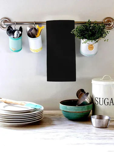 Miniatura 7 de Urban Villa Toallas de Cocina 100% Algodón Paños de Cocina para Cocina (Juego de 3) 20"x30" Paños de Cocina Altamente Absorbentes Juego de Ropa