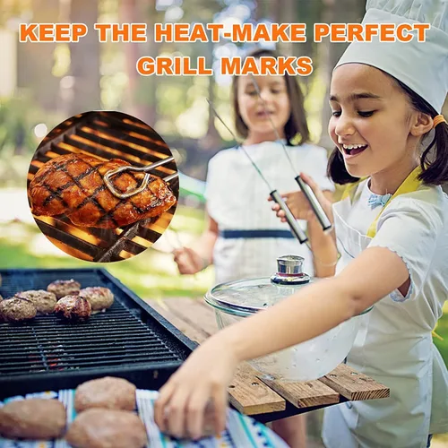 Miniatura 7 de Piezas de repuesto de rejillas de parrilla de 18 pulgadas para Charbroil 463625219 463625217, piezas de parrilla para Charbroil Performance