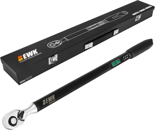 Miniatura 10 de Llave dinamométrica digital de 1/2 pulgada EWK 12.5-250 pies-libras (17-340 Nm), alta precisión y fácil de leer, precisión de ±1.5% para automóvil