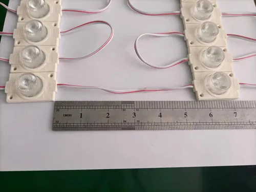 Miniatura 3 de Q QINGCHEN Módulo LED blanco cálido 3000K 12V con lente 2.0W para caja de luz con cinta adhesiva trasera (paquete de 20 unidades)