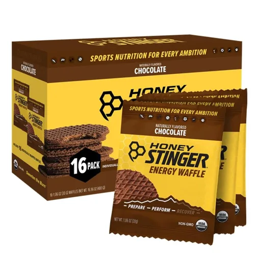 Miniatura 11 de Honey Stinger Gofre de Mantequilla de Maní Orgánica, Stroopwafel Energético para Ejercicio, Resistencia y Rendimiento, Nutrición Deportiva