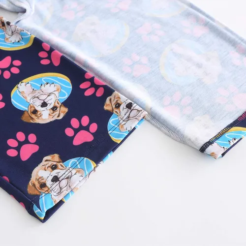 Miniatura 5 de QPANCY Pijamas para niñas con diseño de unicornio, conjuntos de pijamas de algodón para niñas pequeñas