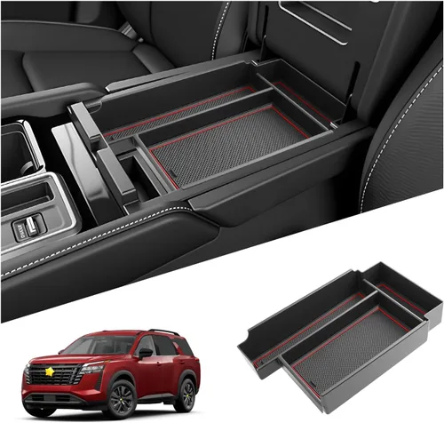 Miniatura 21 de SKTU Compatible con 2020-2024 2025 Land Rover Defender organizador de consola central 2023 2024 2025 accesorios Defender 2024 2025 bandeja