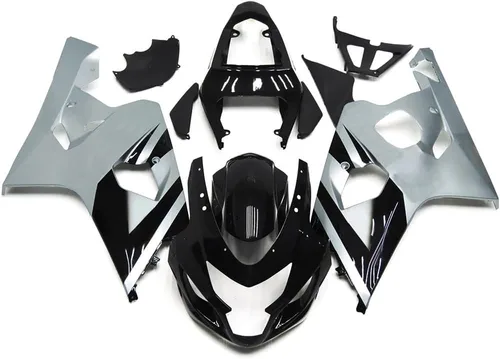 Miniatura 39 de Kit de carenado de plástico ABS para Suzuki 2004 2005 GSXR600 GSXR750 K4, carenados de inyección, kit de carrocería completa Rojo Negro