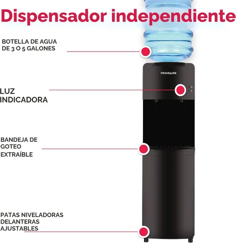 Miniatura 2 de Frigidaire EFWC498 - Dispensador/refrigerador de agua con carga superior - Agua fría y caliente - Cierre de seguridad para niños - Diseño innovador
