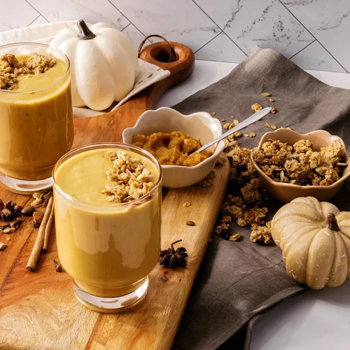 Miniatura 7 de PBfit Polvo de mantequilla de maní con sabor a calabaza especiada de 15 onzas, untado de mantequilla de maní en polvo de maní asado real, 7 g