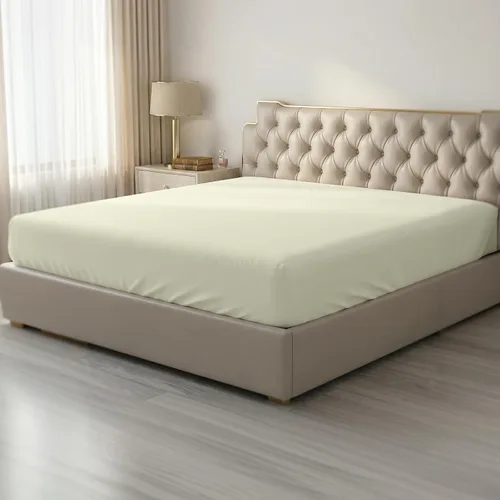 Miniatura 13 de HBHLFZ Sábana Bajera Ajustable King Solamente, Sábana Bajera Suave y Transpirable - 78"x80" Sábana Bajera Ajustable King Size con Bolsillos Blanco