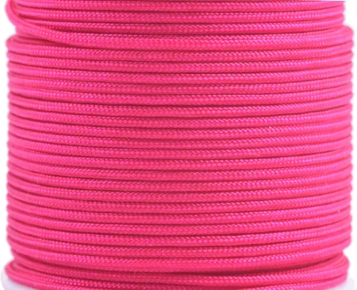 Miniatura 70 de KONMAY 1 rollo de cuerda de nailon para hacer pulseras de 150 yardas, trenzado de nailon Shamballa Macramé/cordón de cuentas de 0.4mm, cordón
