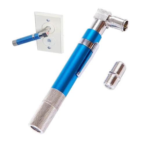 Toner de bolsillo coaxial, probador de continuidad de bolsillo (trazado) y toner con luz y zumbador, toner de voltaje y paquete de conectores de