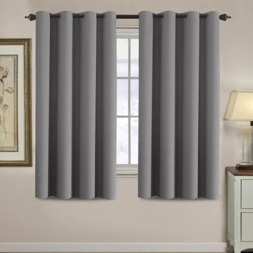 Miniatura 94 de H.VERSAILTEX - Cortinas blackout con aislamiento térmico y ojales en la parte superior, para patios, puertas correderas y división de habitaciones