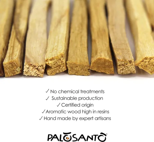 Miniatura 7 de Palo Santo Amarillo - Varillas de incienso Bursera Graveolens, 15 varillas, 3.9 in / 3.94 pulgadas, para uso doméstico con fragancias