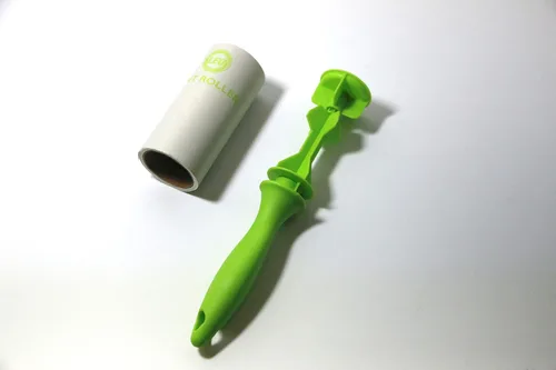 Miniatura 3 de Leo Rodillo de pelusa pequeño + 6 recambios en total 360 hojas de cinta adhesiva por rollo para removedor de pelo de mascotas