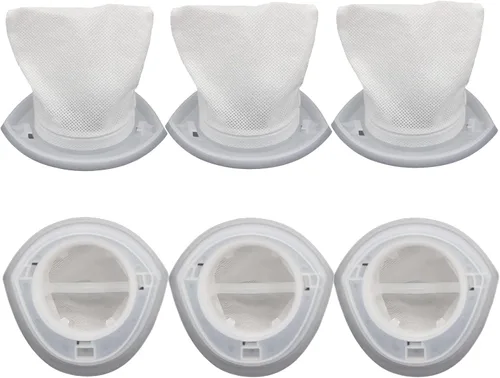 Miniatura 6 de Paquete de 6 filtros HNVCF10 compatibles con aspiradoras de mano Black+Decker HNVC220BCZ, HNVC115J06, HNVC115J22, HNVC115JB06, HNVC215B10