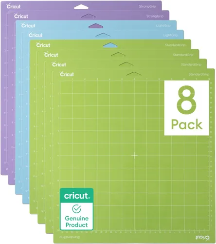 Miniatura 8 de Cricut calcomanía Back esteras 12"x12" de corte 3/pkg-green, Azul y Morado