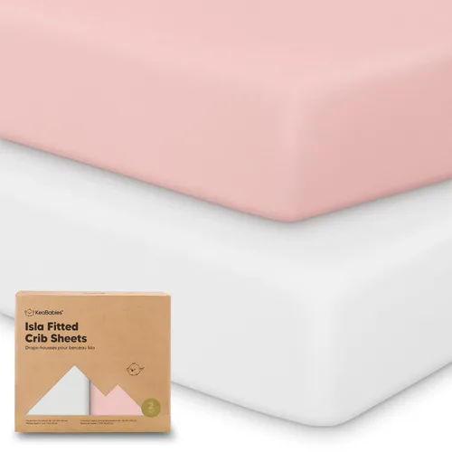 Miniatura 17 de KeaBabies Paquete de 2 sábanas de cuna para bebé, para niño y niña - 52x28 Fibra viscosa derivada del bambú, sábana para cama de niño pequeño