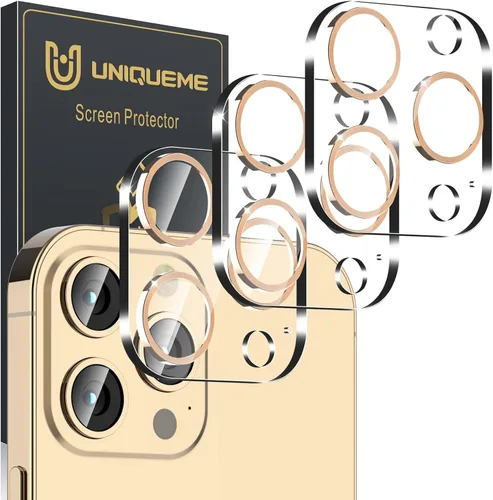 Miniatura 65 de UniqueMe para Paquete de 3 Protectores de Lente de Cámara para iPhone 15 Pro/iPhone 15 Pro Max, [Protección contra Caídas] [Compatible con Fundas]