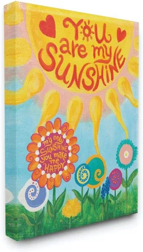 Miniatura 15 de Stupell Industries Placa de pared You are My Sunshine, 13 x 19 pulgadas, diseño por artista nJoyArt
