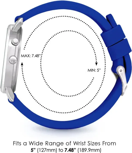 Miniatura 4 de Speidel Glow Scrub Watch™,Electroluminescent Dial,Nurses,Doctors,Students 3ATM, Engraveable Azul real