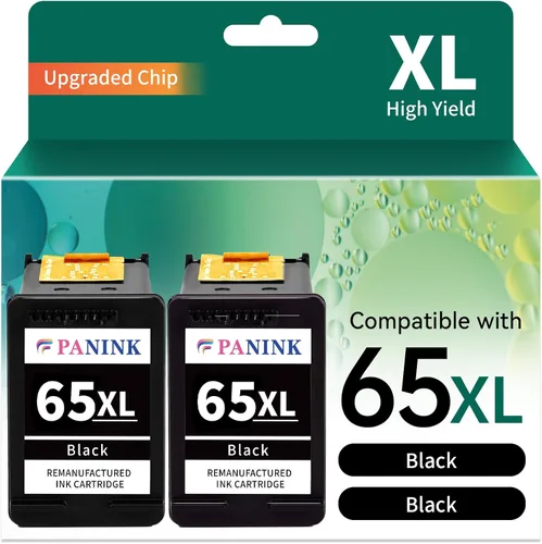 Cartucho de tinta remanufacturado de repuesto para impresora HP 65 XL HP 65 tinta HP65 65XL cartucho de tinta negra para impresora HP 3755 3752 2655