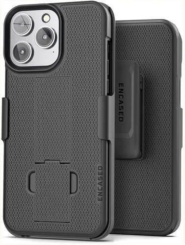 Miniatura 12 de Encased Funda para cinturón iPhone 11 con clip (Serie DuraClip) Funda ultradelgada con funda (Negro)