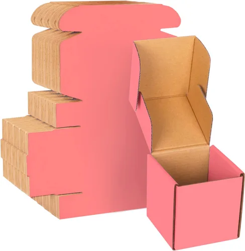 Miniatura 8 de Cajas de cartón negro de 4 x 4 x 2, paquete de 30 cajas de envío pequeñas para correo de pequeñas empresas, embalaje corrugado