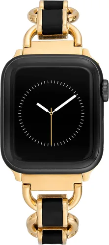 Pulsera de cadena de moda Anne Klein para Apple Watch, segura, ajustable, correa de repuesto para Apple Watch, se adapta a la mayoría de las muñecas