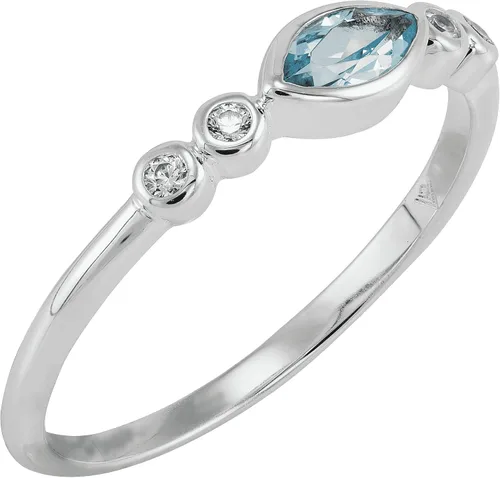 Miniatura 3 de Silpada Anillo 'Blue Whisper' con topacio y circonita cúbica en plata de ley
