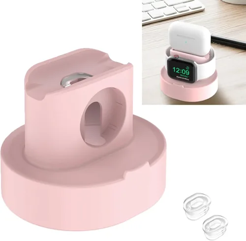 Miniatura 8 de SOKUSIN Soporte para cargador de Apple Watch – iWatch AirPod 2 en 1, soporte de carga compatible con Apple Watch Series 10, 9, 8, Ultra2, Ultra SE2