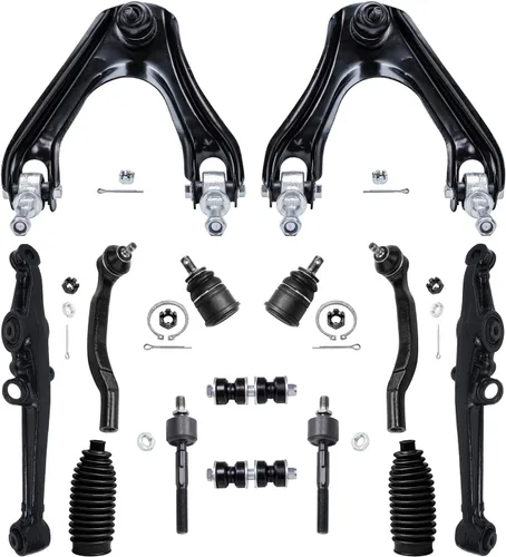 Miniatura 64 de Detroit Axle - Kit de suspensión frontal de 16 piezas para RWD Chrysler 300 Dodge Charger Challenger Magnum 6 brazos de control con rótulas 2