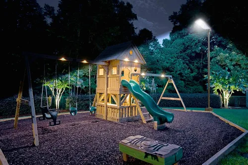 Miniatura 8 de Energía solar del anochecer al amanecer de aluminio negro al aire libre integrado LED AI-SSmart Sensing 1600 lúmenes CREE Area Path Luz