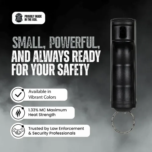 Miniatura 3 de Police Magnum Alarma de seguridad personal y spray de pimienta Combo de autodefensa para mujeres, sirena ruidosa de 135 db con luz y máxima fuerza