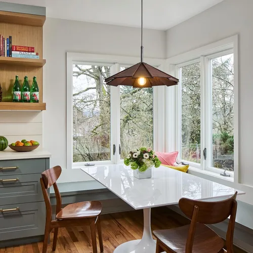 Miniatura 2 de Lámpara colgante de madera de granja, lámpara colgante de techo, moderna lámpara de techo ajustable para isla de cocina, comedor, sala de estar