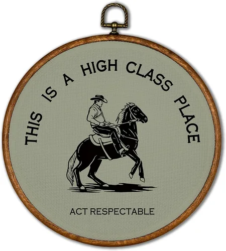 Miniatura 36 de KSDUT Arte de Pared Occidental de Vaquero Ágata Verde - Arte de Pared Preppy Moderno del Suroeste en Lienzo con Marco Colgante, Arte de Pared