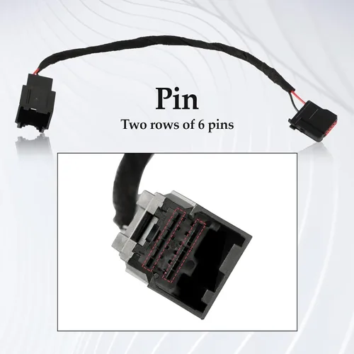 Miniatura 3 de Módulo Hub de Medios USB Caja Adaptador de Corriente Arnés de Cableado Compatible con Ford Sync 2 a SYNC 3 Actualización Retrofit (GEN1)