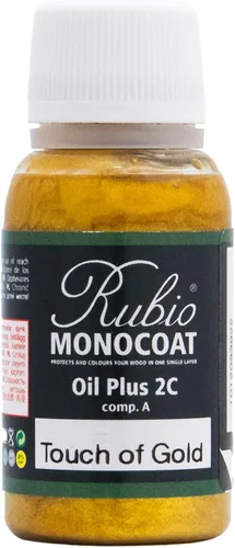 Miniatura 57 de Rubio Monocoat Muestra de Acabado de Aceite para Madera - Puro Aceite Plus Parte A Aceite de Linaza de Secado Rápido y Ecológico para Uso Pure