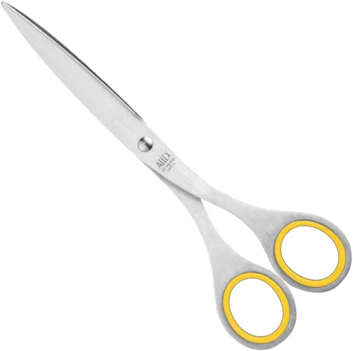 Miniatura 9 de ALLEX Tijeras japonesas de oficina de 7.8 pulgadas – Tijeras multiusos extra grandes para escritorio, hogar y uso escolar, diseño de acero 7.8" (Xl)